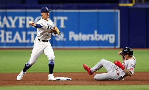 The Red Sox and Rays play Thursday.