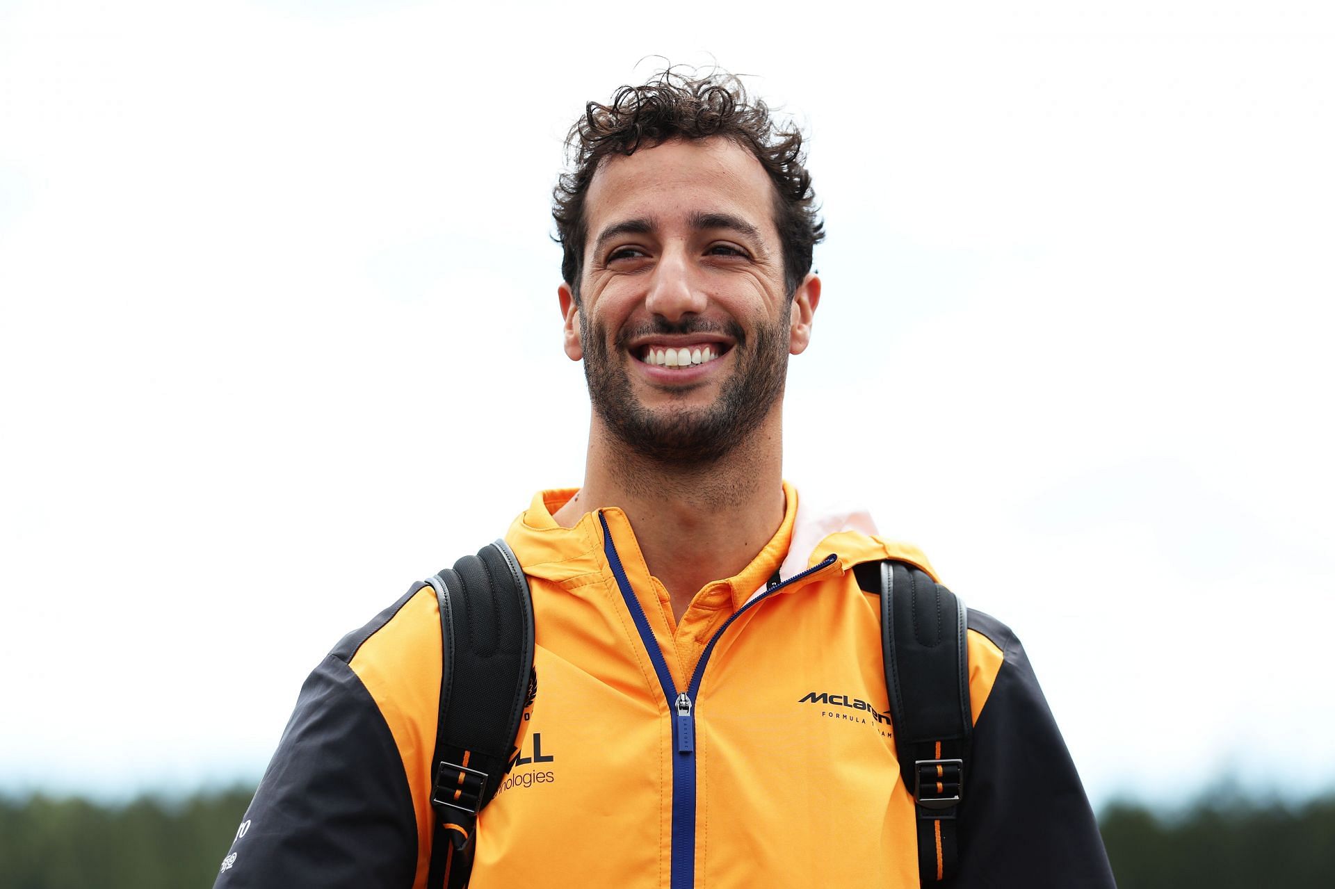 Daniel Ricciardo walks in the Paddock prior topractice ahead of the F1 Grand Prix of Austria at Red Bull Ring on July 08, 2022 in Spielberg, Austria. (Photo by Bryn Lennon/Getty Images)