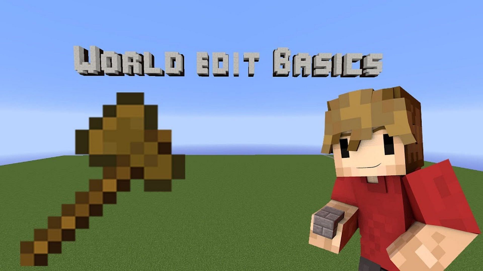 WorldEdit can create structures in just a few clicks and commands (Image via Grian/YouTube)