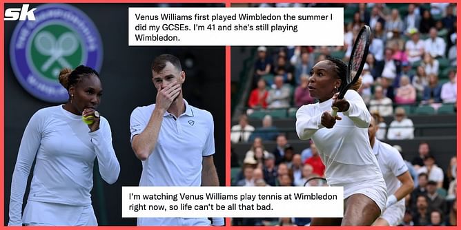 "Don't ever forget that Venus Williams is an absolute assassin on the tennis court and has a competitive fire that is rarely matched by any athlete" - Tennis fans react to Venus Williams winning her mixed doubles at Wimbledon