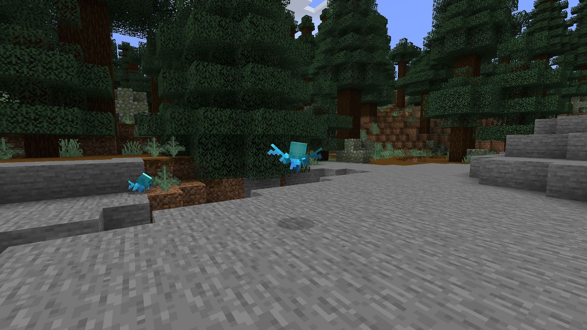 Allays dancing to a jukebox, one of 1.19.1&#039;s new features (Image via Minecraft)
