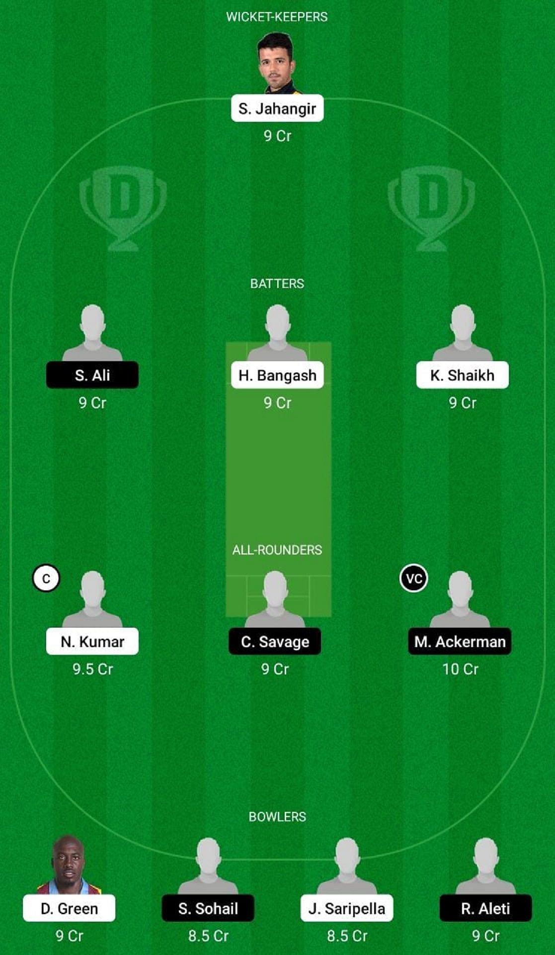 LSA vs CHT Dream11 Fantasy Suggestion #1