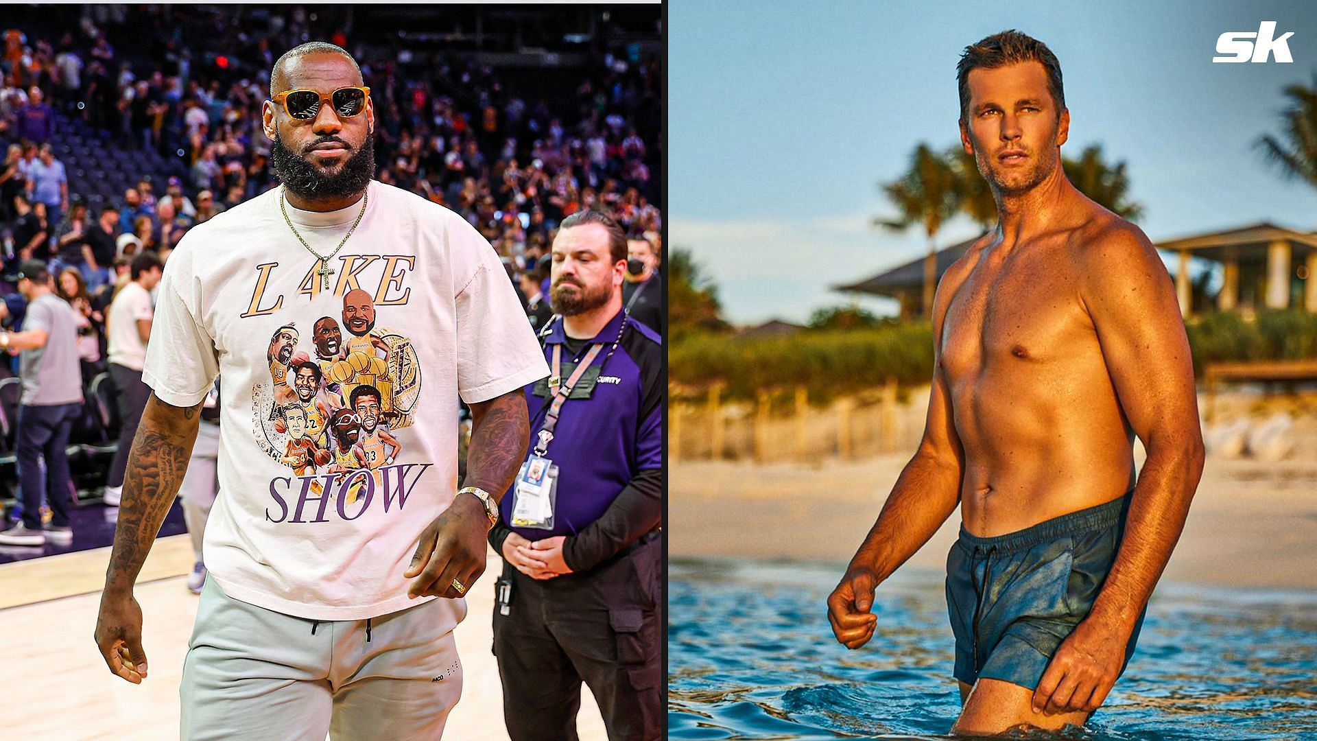 NBC Sports - Tom Brady. 42 years old. LeBron James. 34