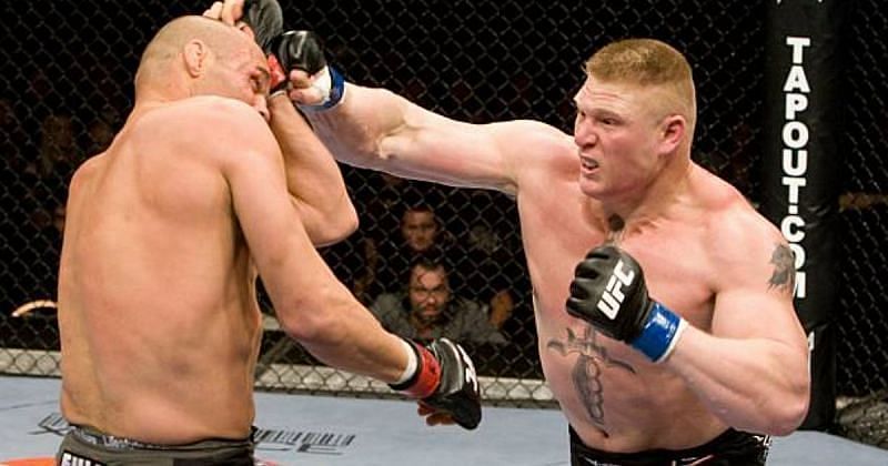 Brock Lesnar hadn't earned a shot at Randy Couture, but he made the most of his opportunity