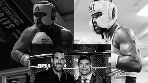 Conor McGregor (L), John McCarthy and Josh Thomson (M), Floyd Mayweather (R) [ Images courtesy: @thenotoriousmma, @floydmayweather, and @johnmccarthmma on Instagram]