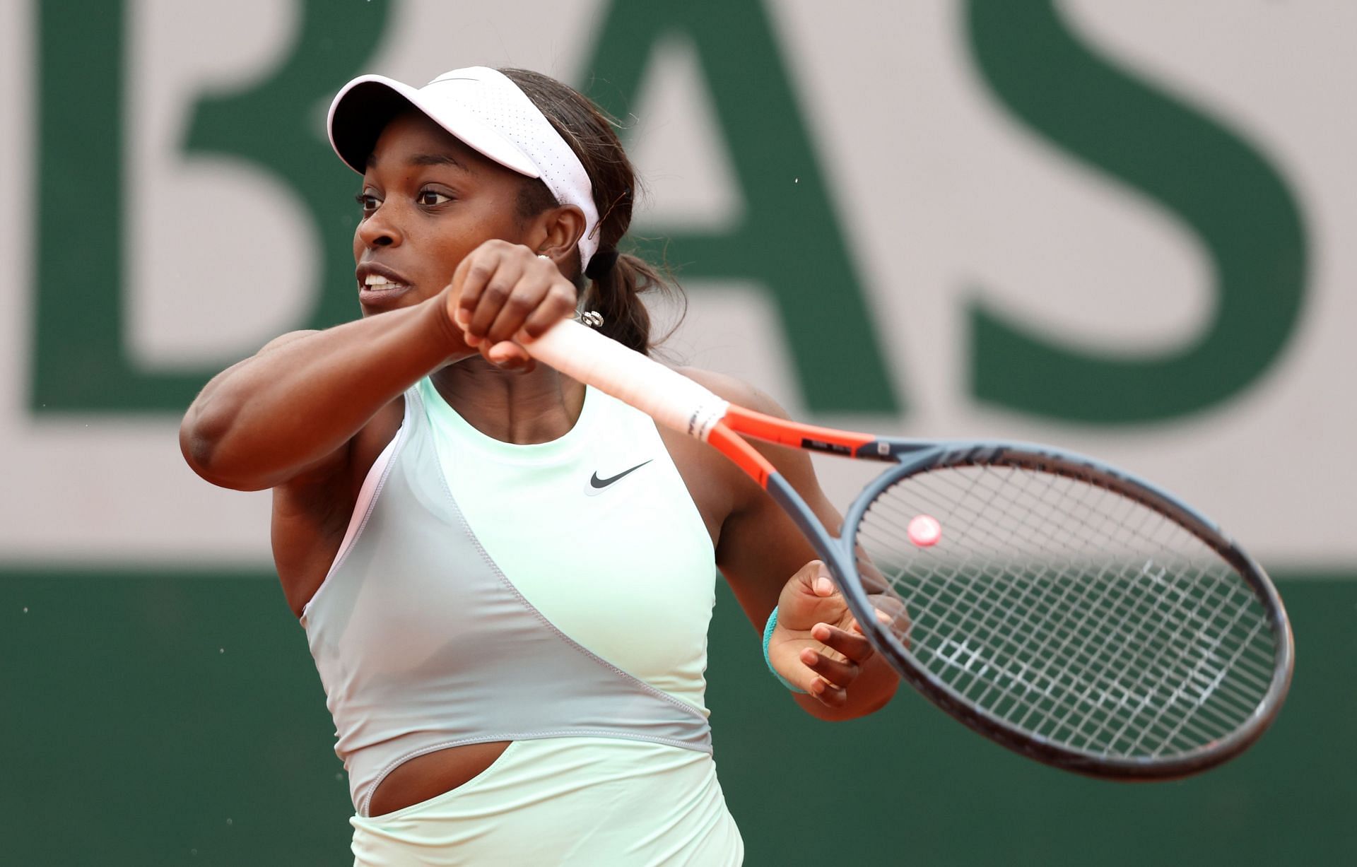 Sloane Stephens at the 2022 French Open