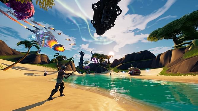 Fortnite: How to damage an opponent with a weapon obtained from fishing
