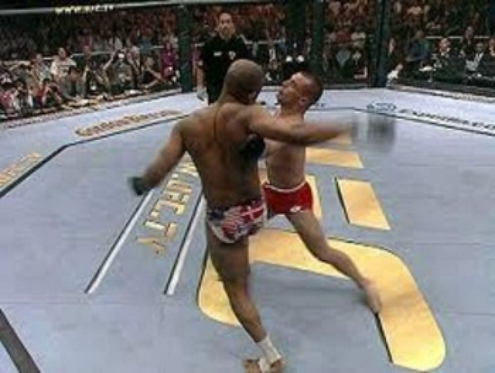 Shonie Carter landed the UFC&#039;s first spinning backfist KO against Matt Serra