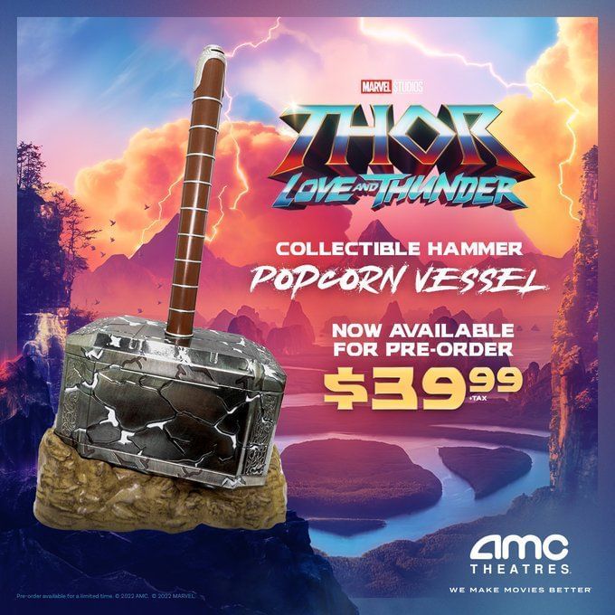 AMC Thor Popcorn buckets How to buy, price and all you need to know
