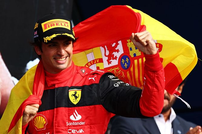 "It was probably, mentally, one of the toughest races" - Carlos Sainz claims he wasn't 'completely comfortable' with his Ferrari on the way to winning the 2022 F1 British GP