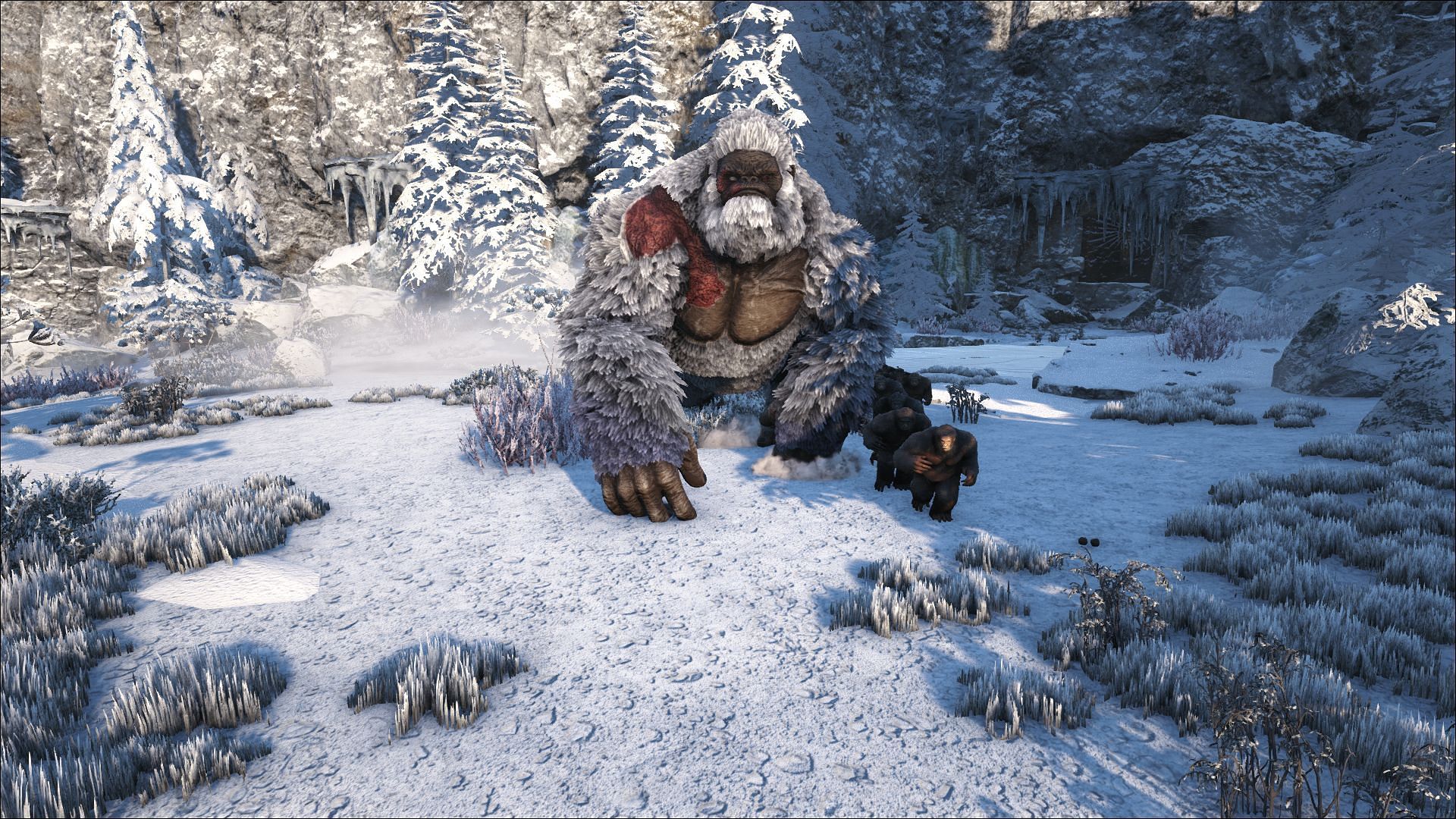 Megapithecus mini-boss in ARK Fjordur (Image via Sportskeeda)