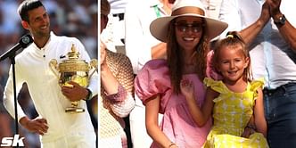"Darling, happy anniversary! This is my present" - Novak Djokovic to his wife Jelena after winning Wimbledon on the day of their wedding anniversary