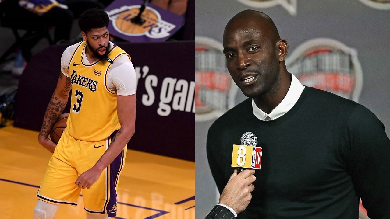 Kevin Garnett is convinced Anthony Davis should be an MVP if healthy. [Photo: Sportscasting]