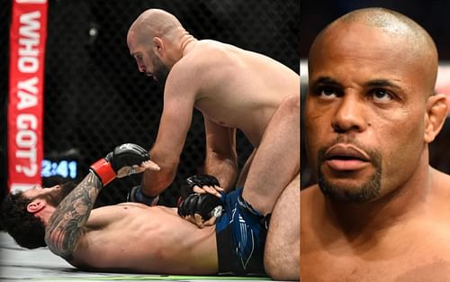 Volkan Oezdemir vs. Paul Craig (left. Image credit: MMAJunkie), Daniel Cormier (right. Image credit: Photo by Josh Hedges/Zuffa LLC/Zuffa LLC via Getty Images)