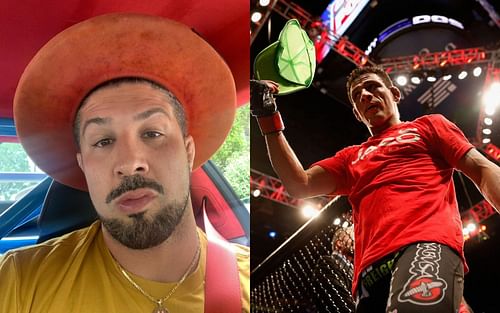 Brendan Schaub (Left) and Rafael dos Anjos (Right) (Images courtesy of @brendan_schaub Instagram and Getty)