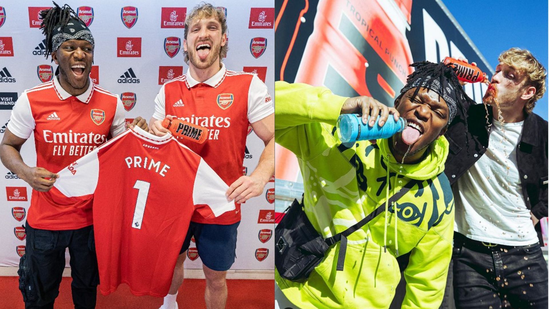 Barcelona: Logan Paul 'surprises' Arsenal fan KSI with Prime, Barcelona  partnership