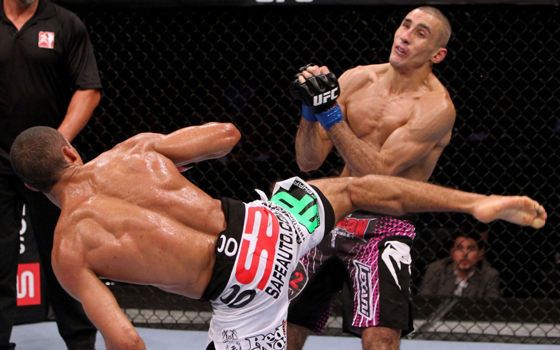 Edson Barboza&#039;s spinning wheel kick on Terry Etim remains an all-time highlight reel moment