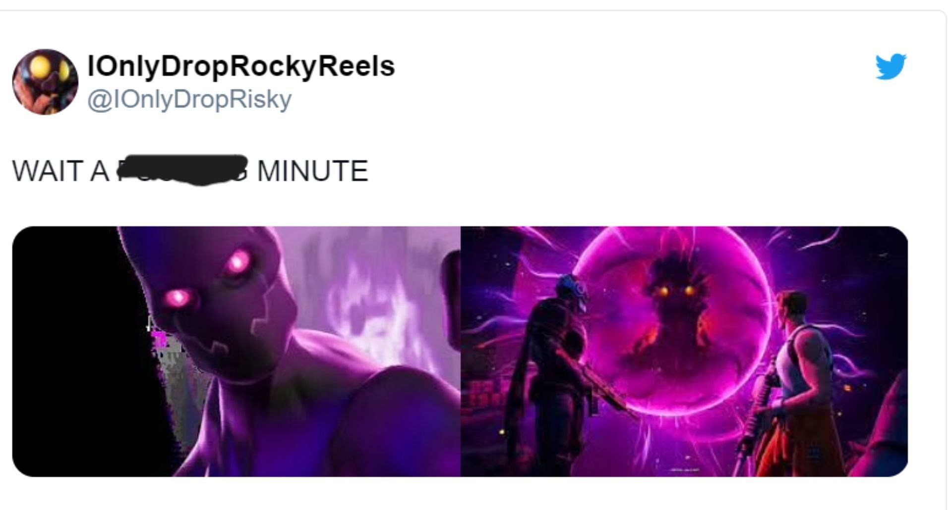 The original tweet from the user (Image via IOnlyDropRockyReels/Twitter)