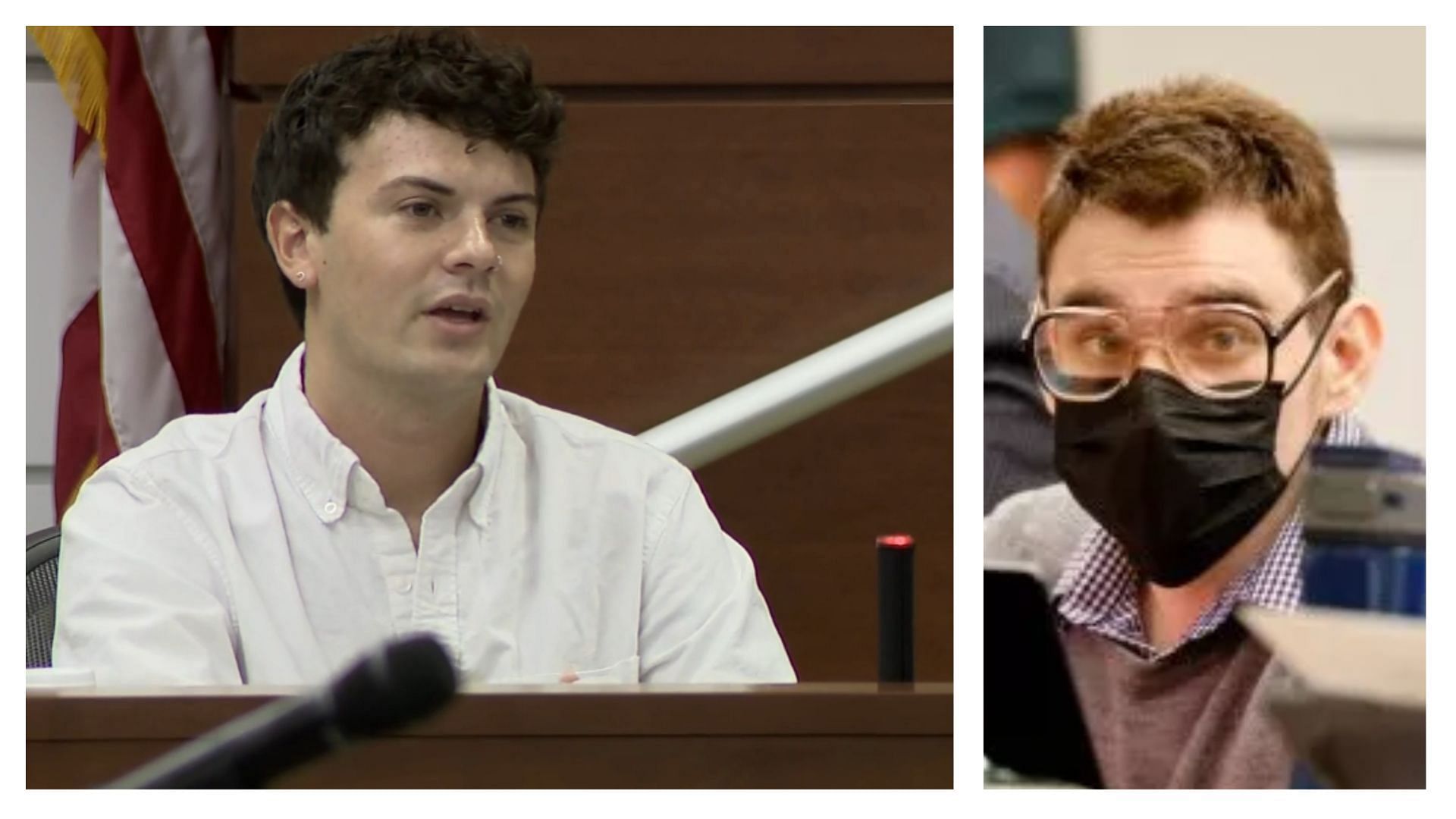 Dylan Kraemer (left) testified against Nikolas Cruz during the Parkland shooter sentencing trial (Images via Getty Images)