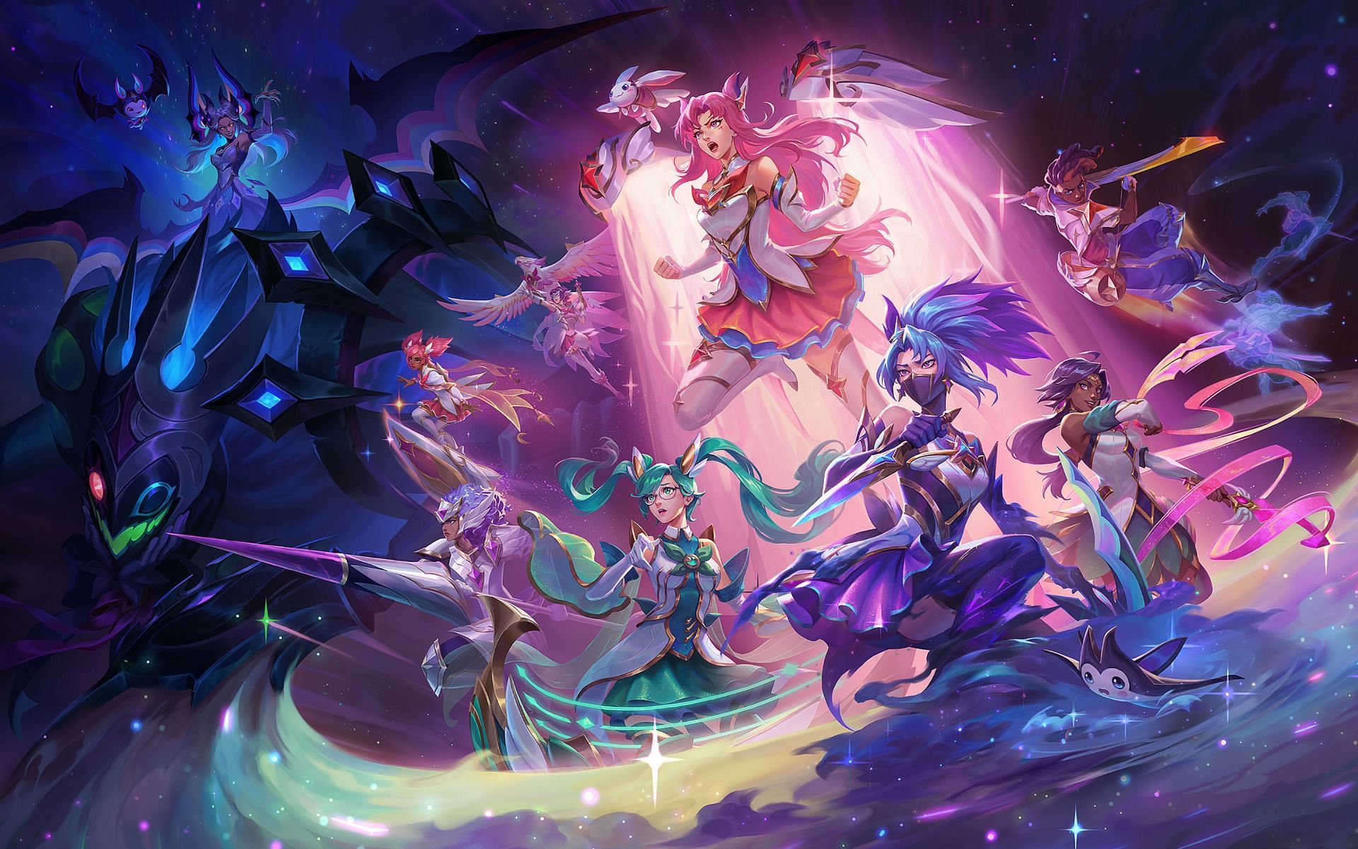 Create a personalized Twitter banner using the Star Guardian Social Kit (Image via Riot Games)