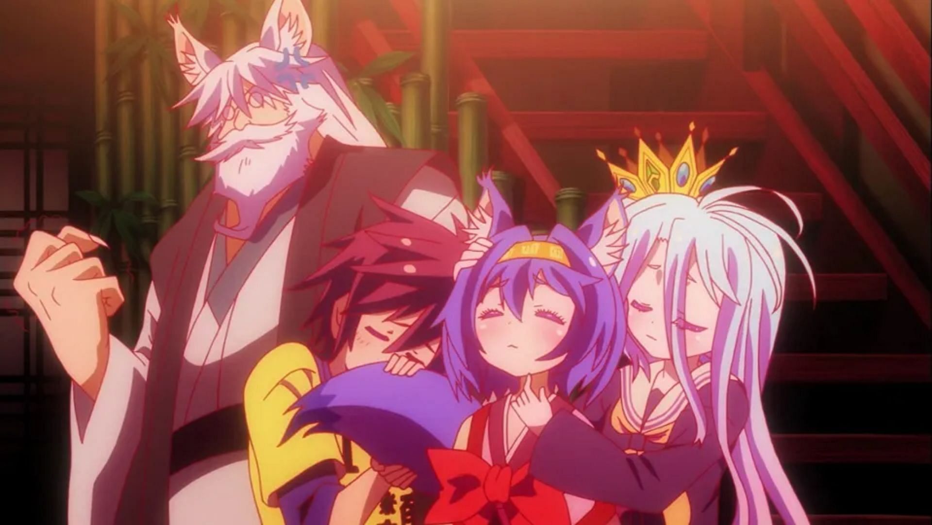 Visuals of the anime No Game No Life Season 1 Episode 8 (Image via Sentai Filmworks/Madhouse)