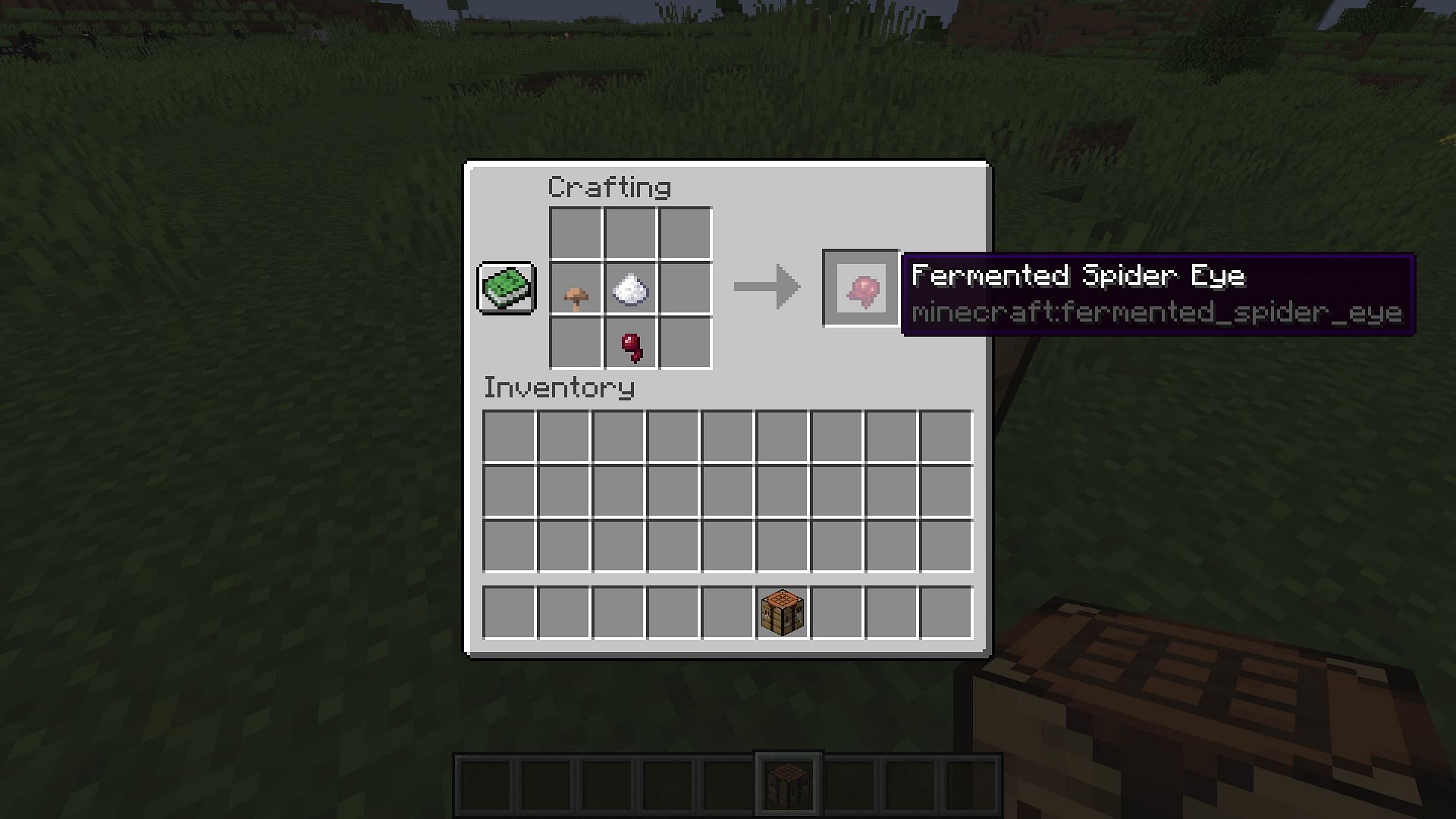 Crafting recipe for the item (Image via Minecraft 1.19)