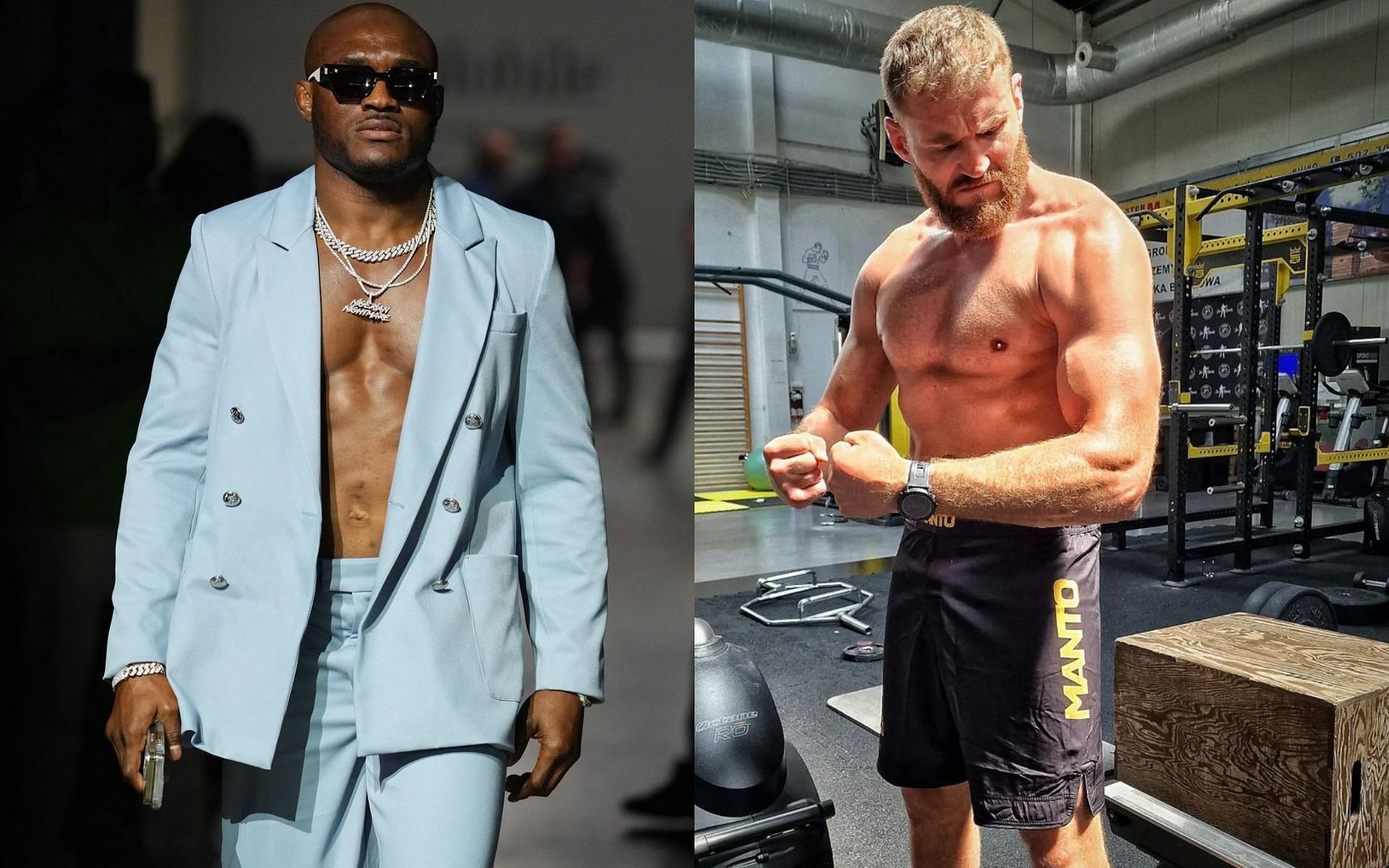 Kamaru Usman (L) and Jan Blachowicz (R) (via @usman84kg and @janblachowicz on Instagram)