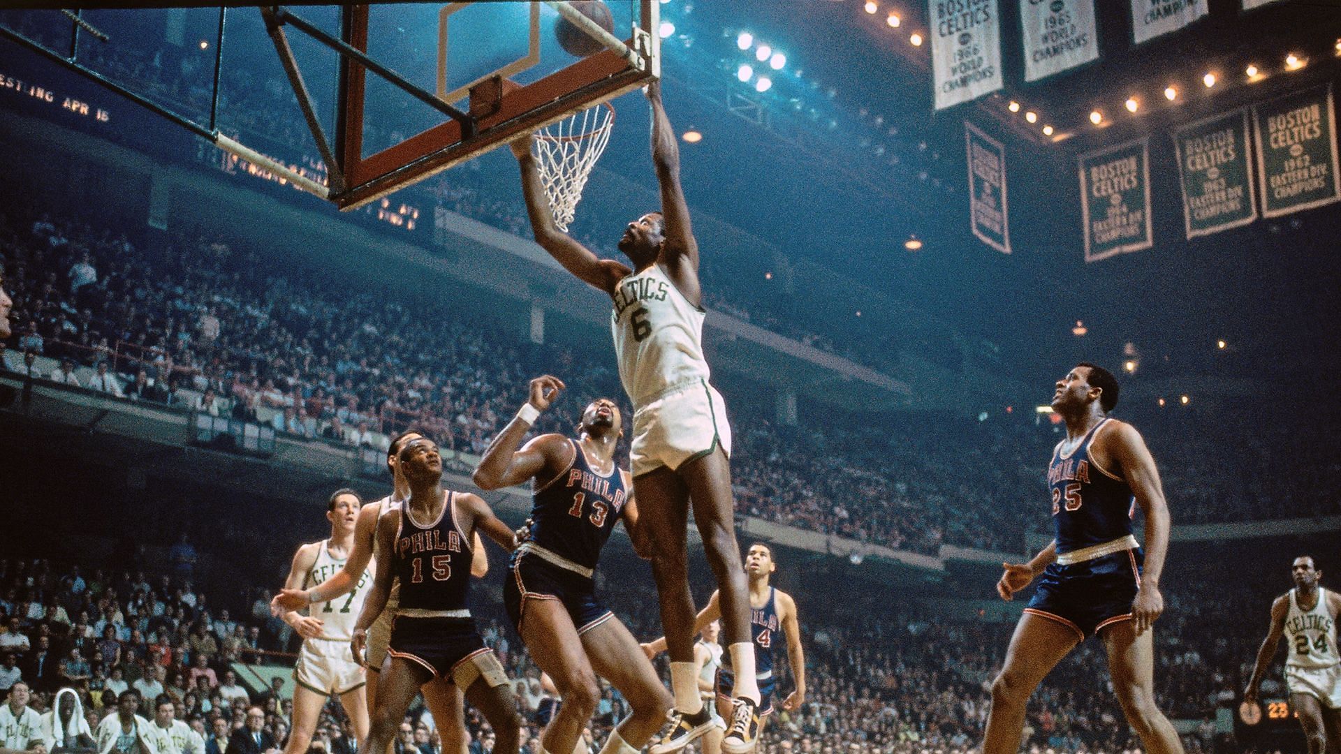 The athleticism and shooting in the NBA in the early years are underrated, according to Bob Ryan. [Photo: NBA.com]