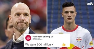 “We want 300 million” – Red Bull Salzburg hilariously demand Manchester United star and transfer fee in player-plus-cash deal to sell Red Devils target Benjamin Sesko