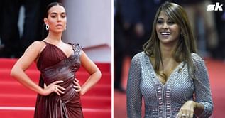 Cristiano Ronaldo’s girlfriend Georgina Rodriguez shows off new hairstyle and promotes same clothing brand as Lionel Messi’s wife Antonela Roccuzzo in dazzling Instagram clip