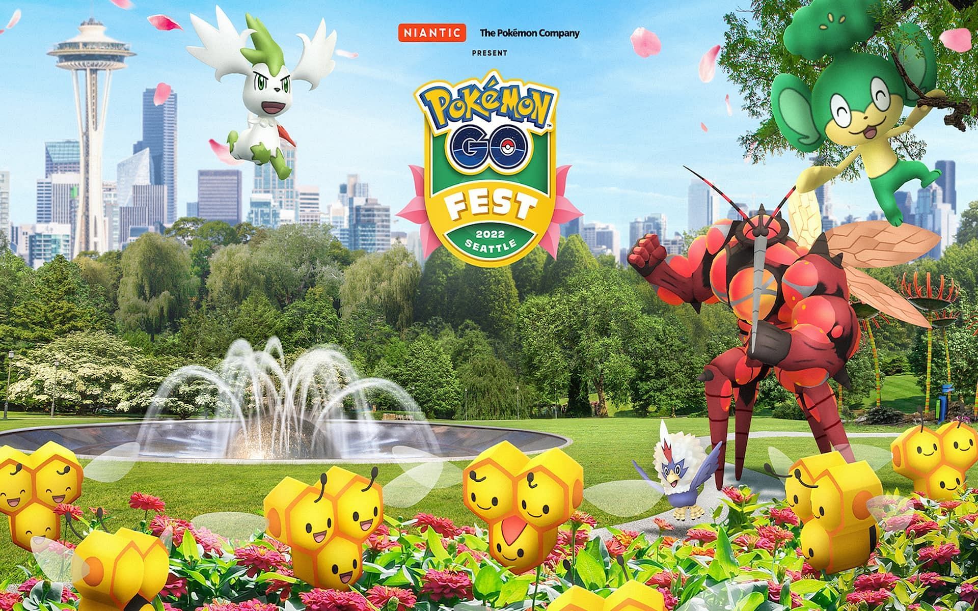 The promotional image for Pokemon GO Fest: Seattle (Image via Niantic)