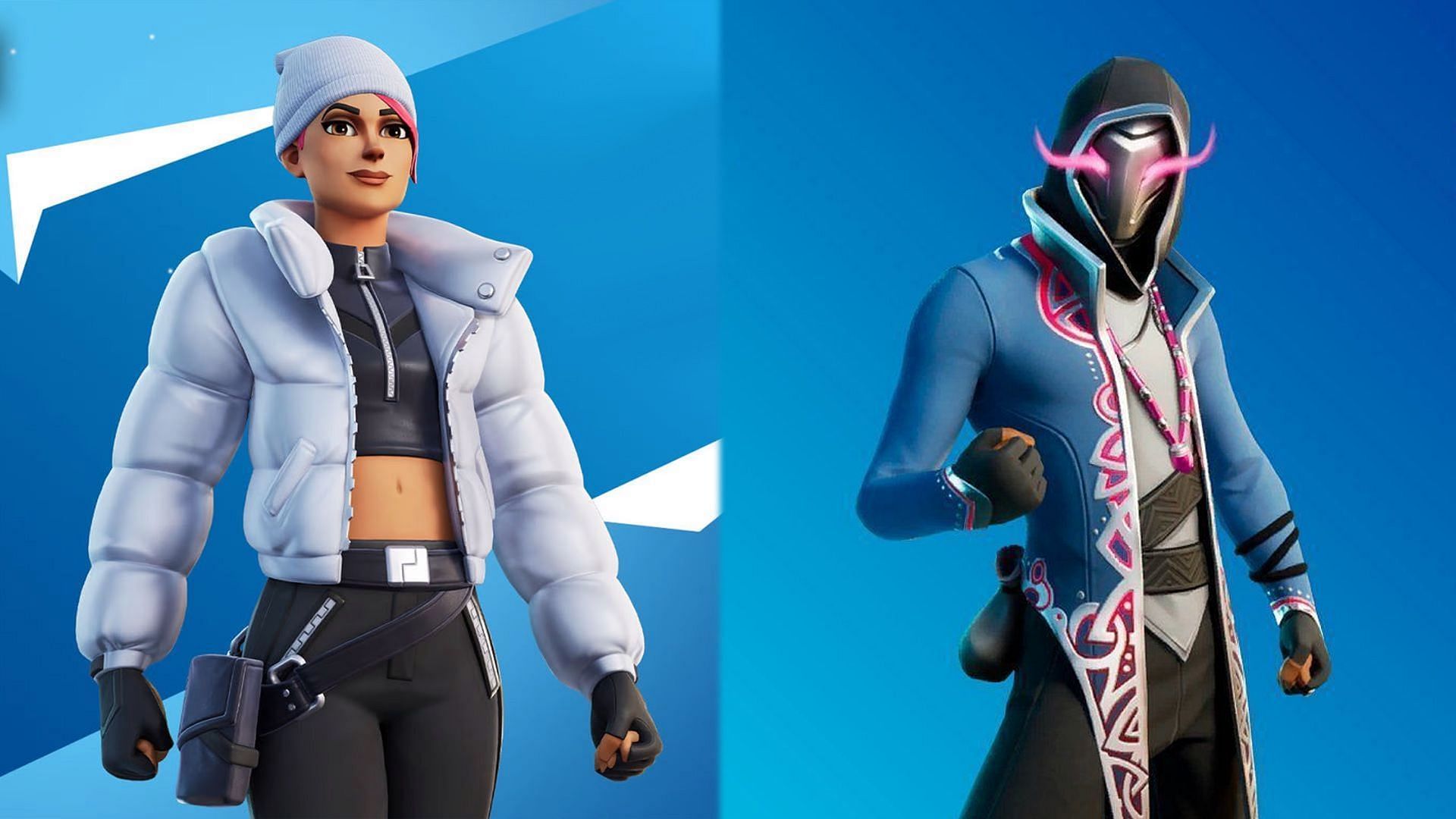 There are two free Fortnite skins that are available at the moment (Image via Sportskeeda)