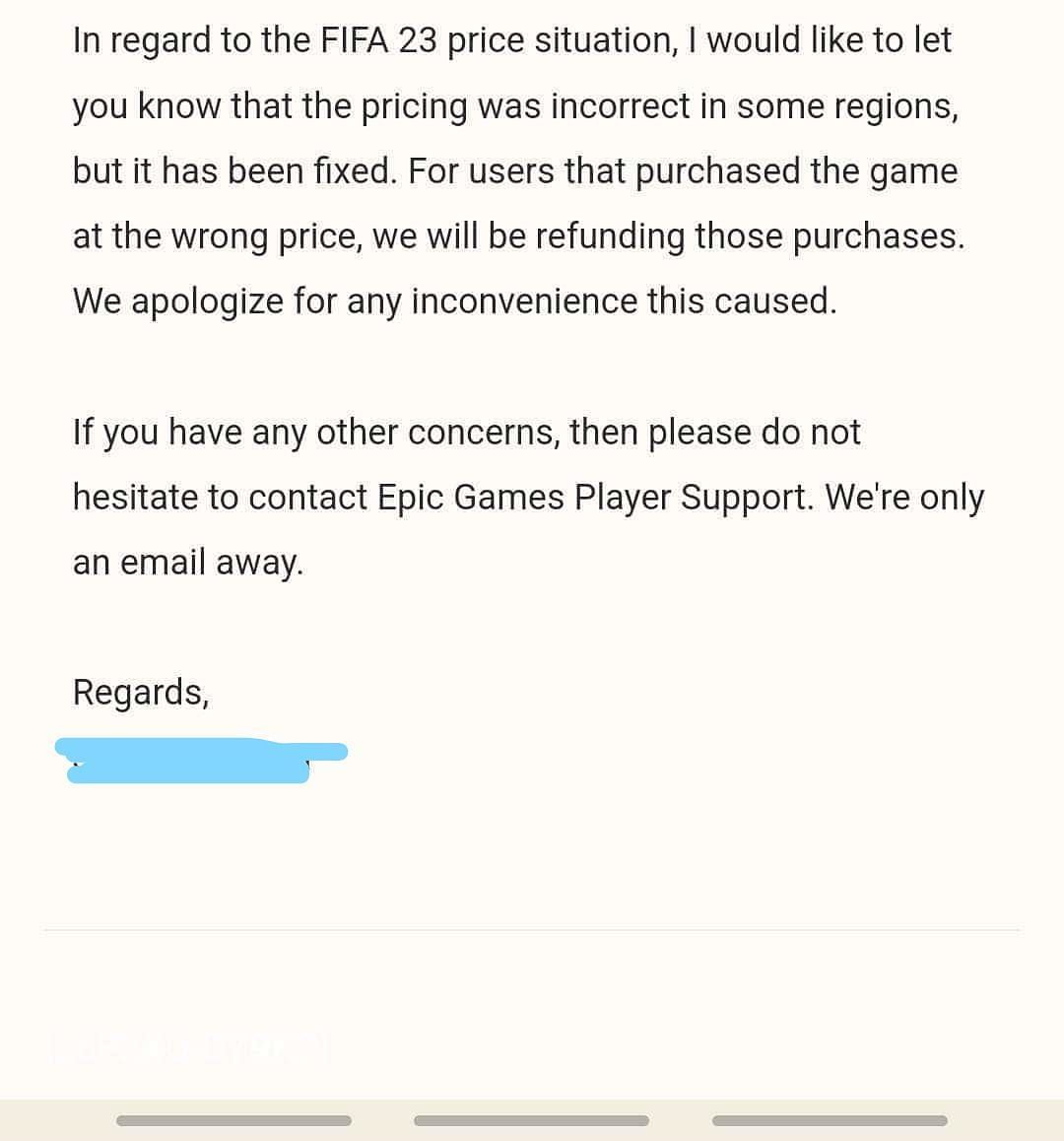 Epic Games Store Confirms That it Will Honour All Rs 5 FIFA 23 Purchases -  MySmartPrice