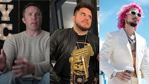 Chael Sonnen (left), Henry Cejudo (middle), and Sean O'Malley (right) [Images Courtesy: @sonnench, @henry_cejudo, and @sugaseanmma on Instagram]