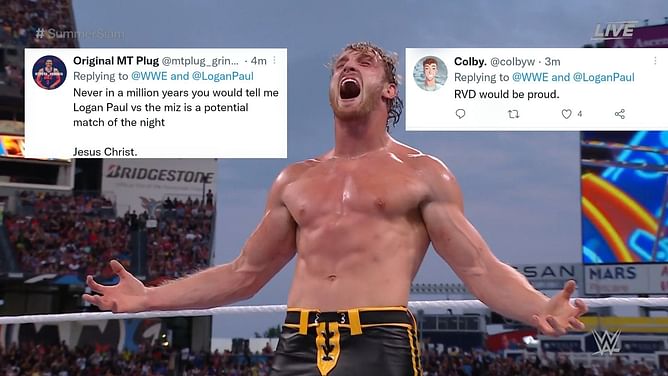 "Potential match of the night" - WWE Universe reacts to Logan Paul's performance at SummerSlam