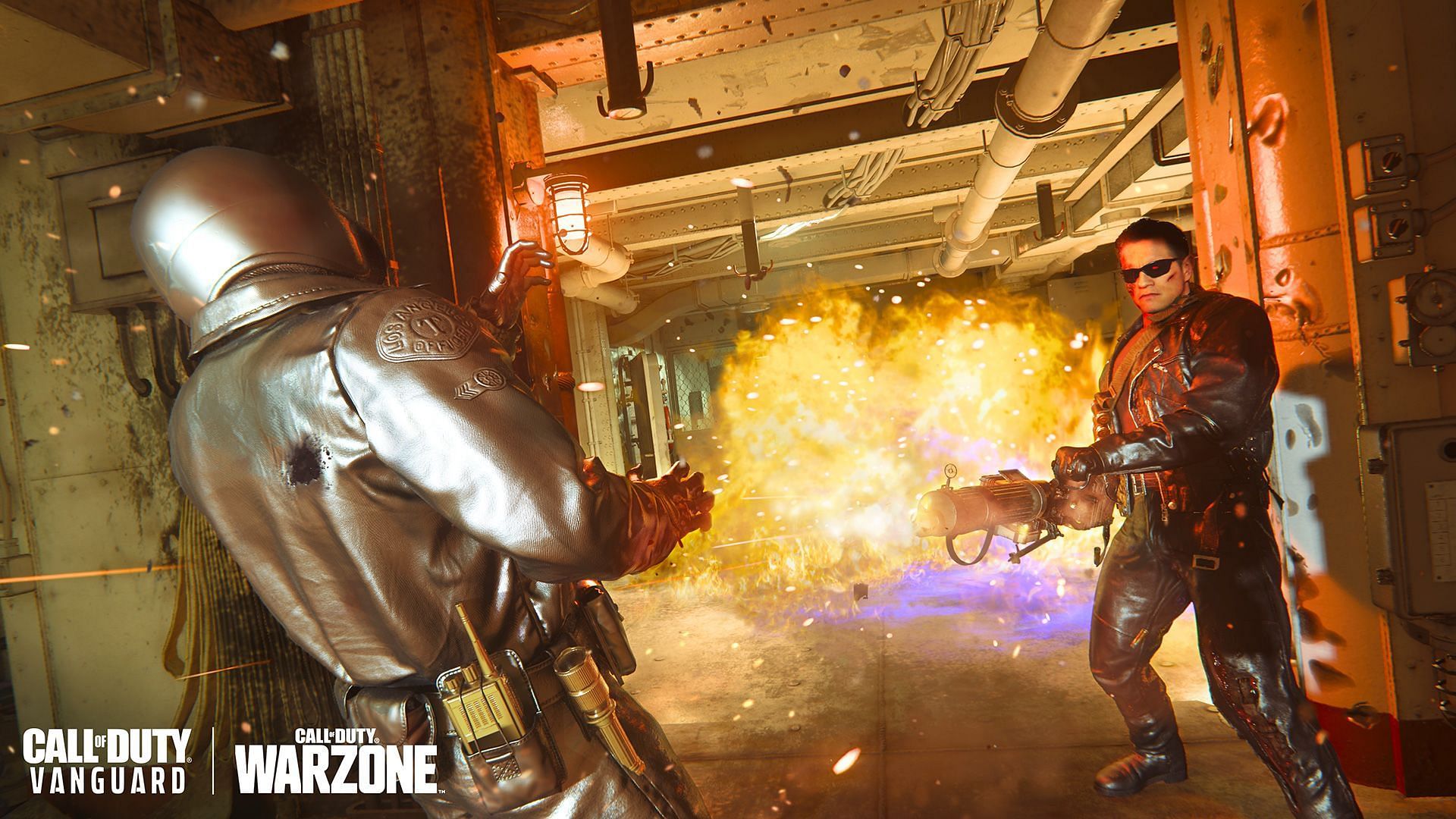 A Terminator crossover is coming to Warzone and Vanguard Season 4 Reloaded (Image via Activision)