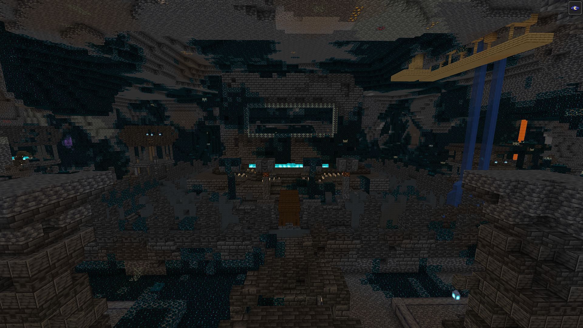 A very typical ancient city (Image via Minecraft)