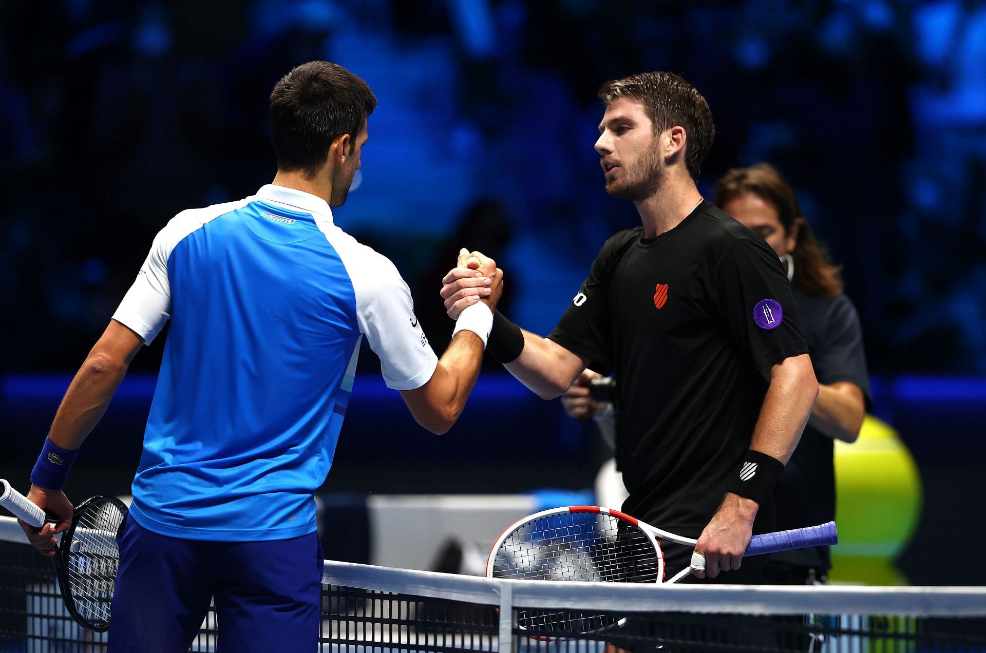 Novak Djokovic and Cameron Norrie