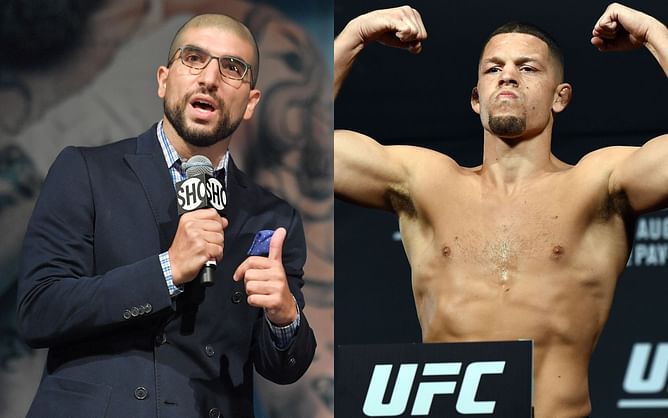 "They have until October 19 for him to fight" - Ariel Helwani reveals the end date of Nate Diaz's UFC contract