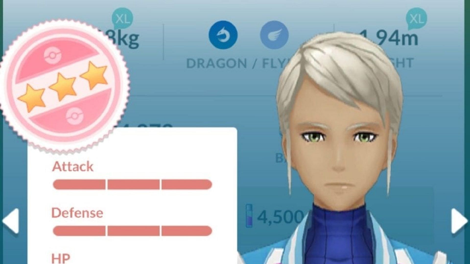 Pokemon GO&#039;s reputed appraisal system (Image via Niantic)