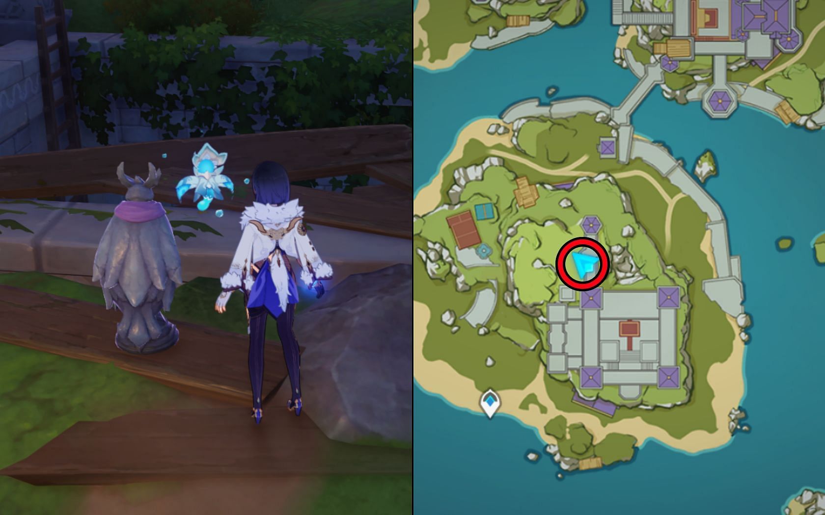 All Genshin Impact Night Raven questions, answers, and puzzle locations