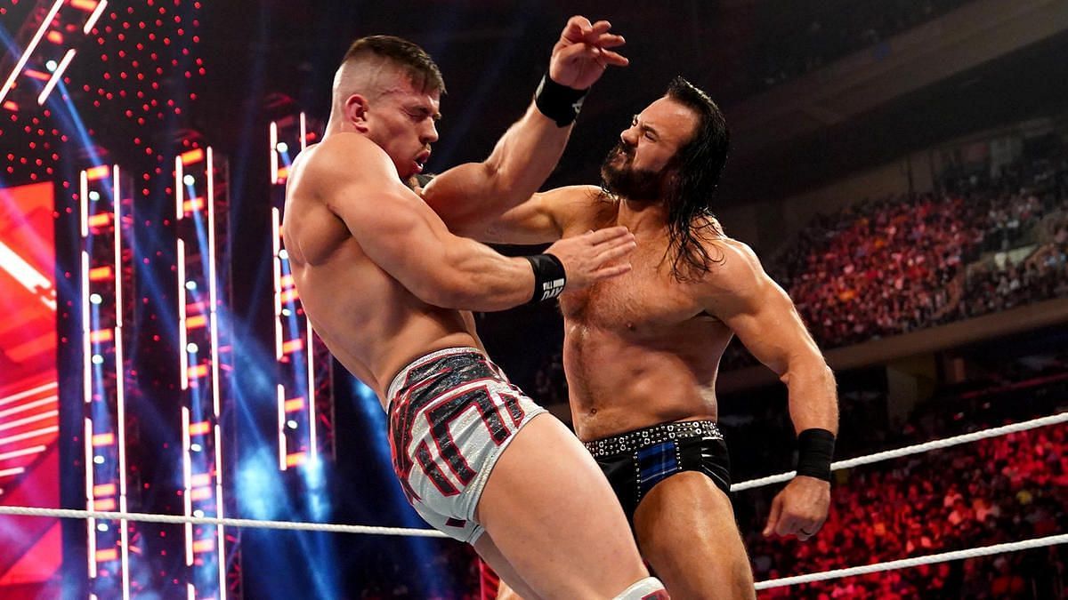 Theory had a tough time on WWE RAW