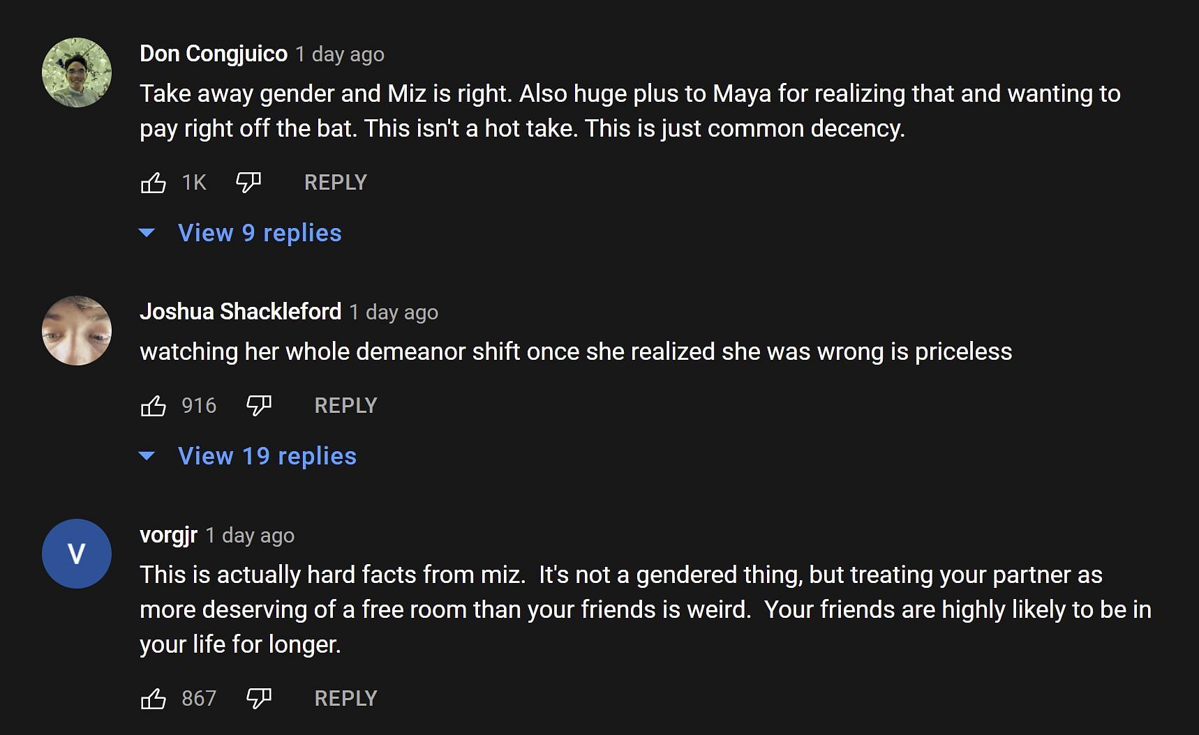 Fans discussing the streamer&#039;s stance 1/3 (Image via kimoochisoup/YouTube)