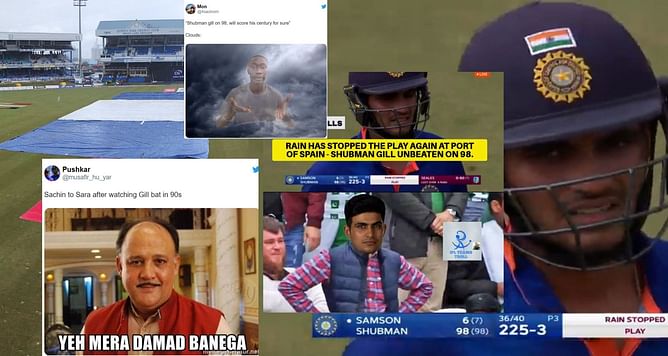 WI vs IND 2022: Top 10 funny memes after Shubman Gill is agonizingly stranded on 98* in 3rd ODI