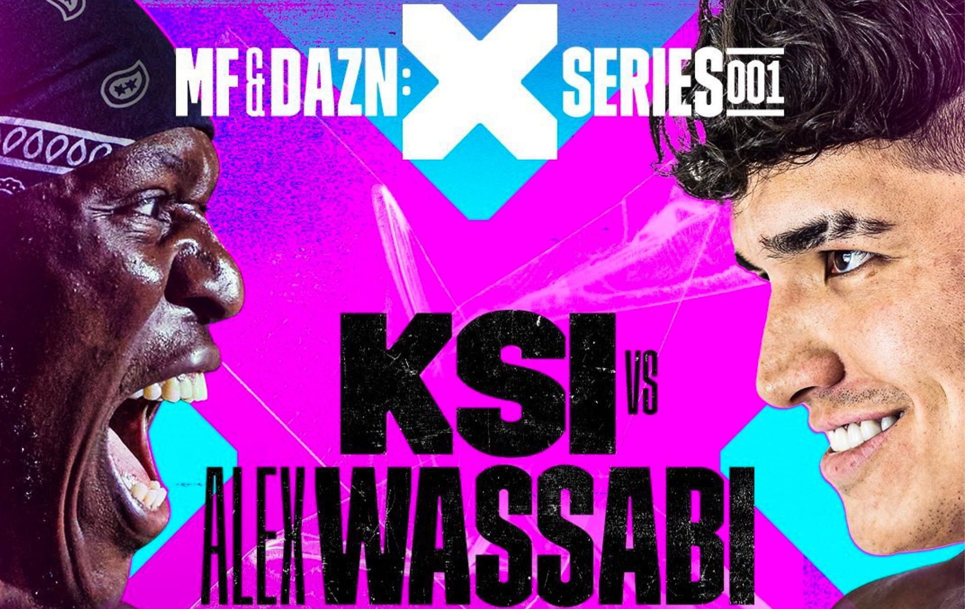 The promotional fight poster for KSI vs Alex Wassabi (via Twitter @AlexWassabi)