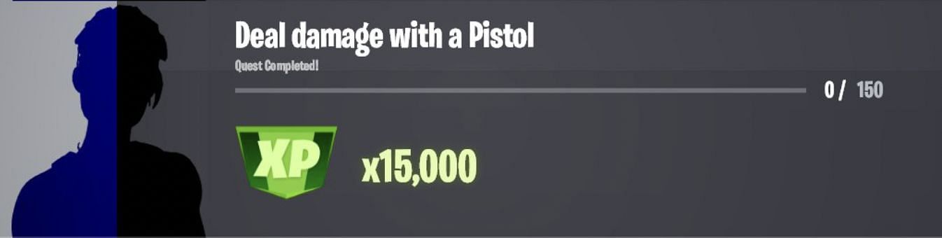 Dealing 150 damage with a Pistol (Image via Sportskeeda)