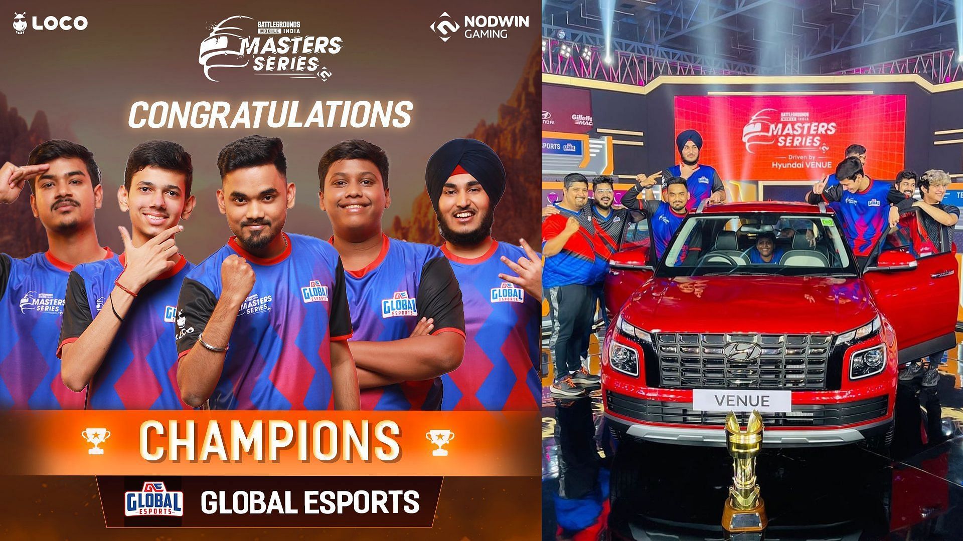 Global Esports claimed the BGMI Masters Series crown (Image via Sportskeeda)