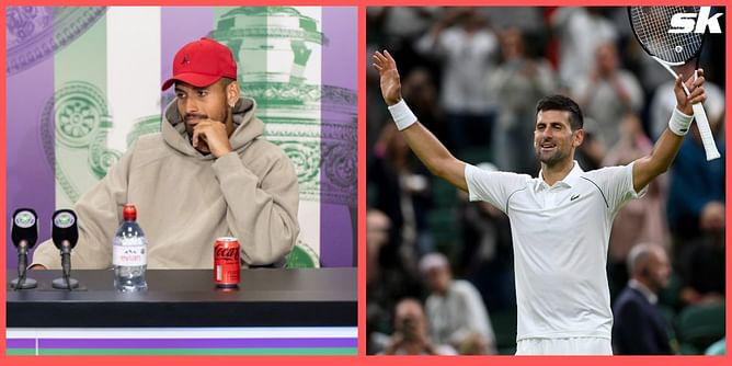 "We actually DM each other on Instagram, he actually told me earlier in the week 'hope to see you Sunday'" - Nick Kyrgios on Novak Djokovic