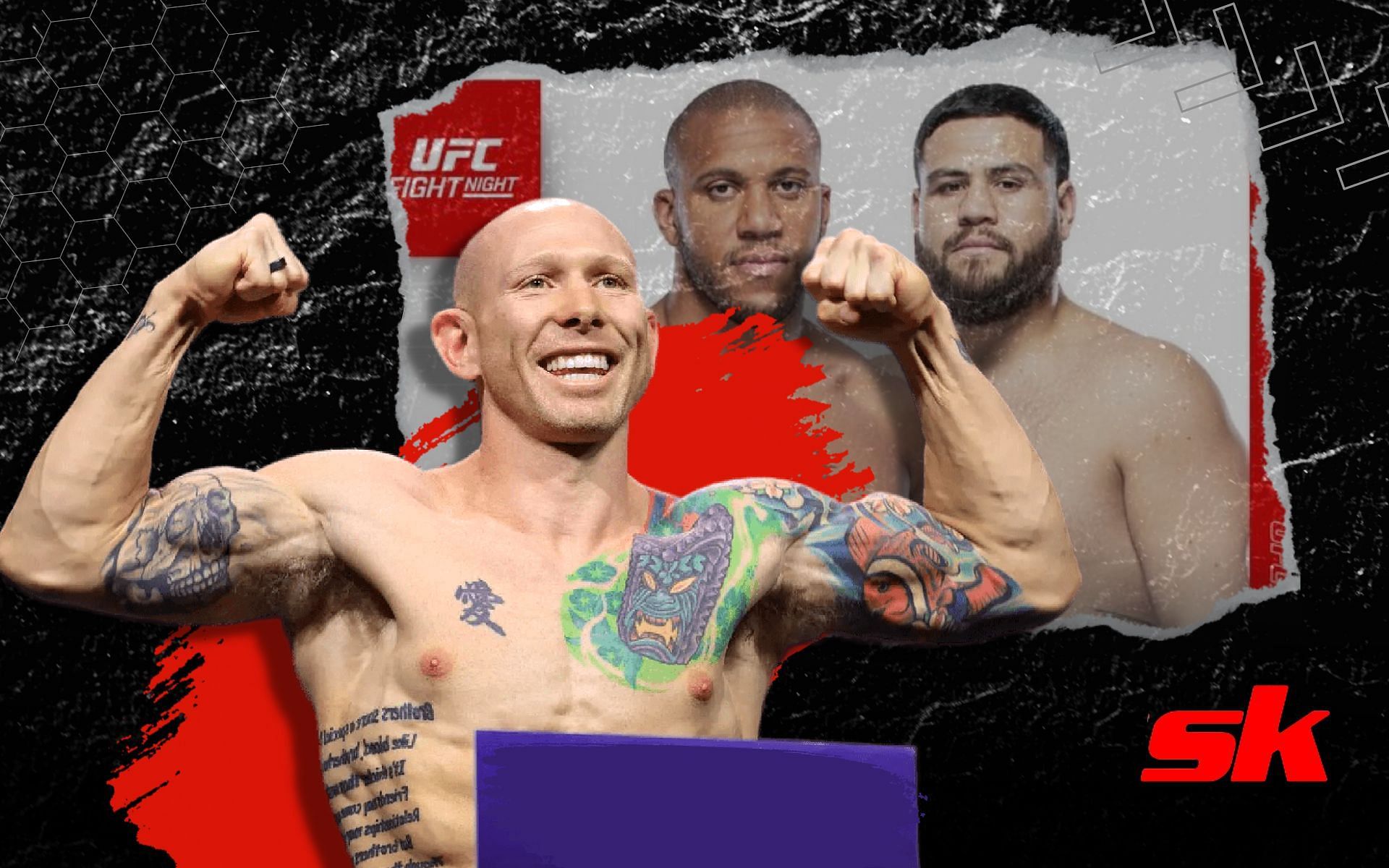 UFC featherweight Josh Emmett predicts the outcome of the heavyweight clash between Ciryl Gane and Tai Tuivasa.