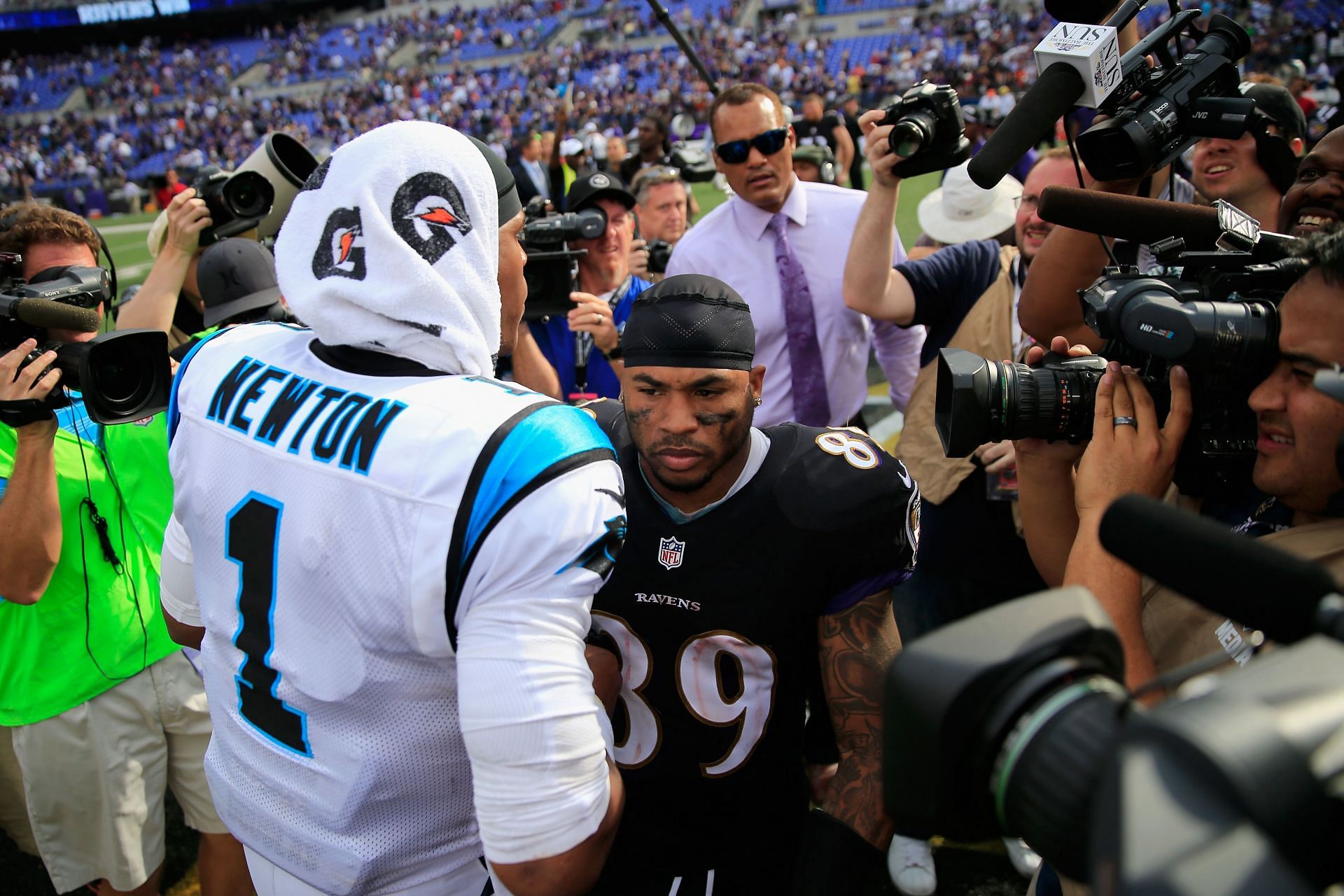 Carolina Panthers Cam Newton and Steve Smith